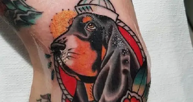 bad dash hound tattoo